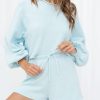 2022spring And Summer Puff Sleeve Top Shorts Suit