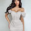 2022spring European And American Slim-Fit Dress Sh