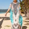 2023 Embroidery Beach Cover Up Saida De Praia Swim
