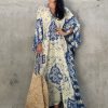 2023 Indie Folk Kaftan Bikini Set Cover-Ups Long B