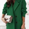 Autumn And Winter Long Sleeve Suit Collar Double B