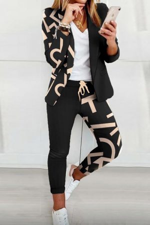 Autumn And Winter Women's Casual Suits Professiona