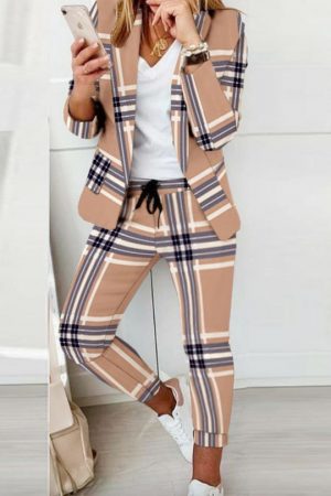 Autumn And Winter Women's Casual Suits Professiona