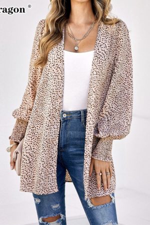 Autumn And Winter Womens Clothing Fashion Leopard