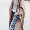 Autumn And Winter Women's Fashion Long Solid Colla