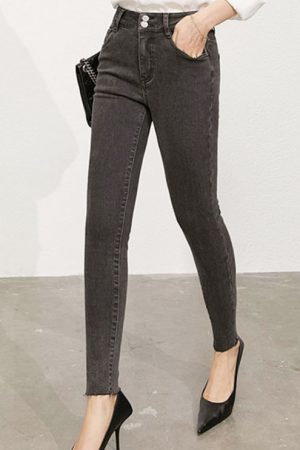 Autumn Denim Jeans For Women High Waist Jeans Casu