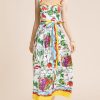 Autumn Vacation Cotton Dress Women Spaghetti Strap