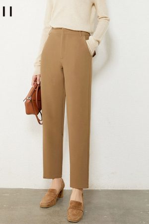 Autumn Winter Causal Women's Pants Olstyle High Wa