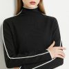 Autumn Winter Sweater For Women Causal Spliced Sli