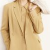 Autumn Women Suit Jacket Double Breasted Loose Vin
