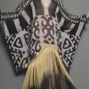 Boho Code Print Tassel Loose Dress Casual Autumn V