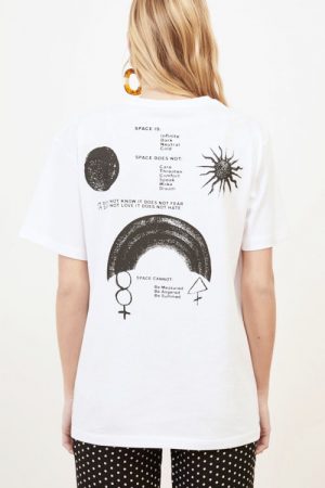 Boyfriend Printed Knitted T-Shirt Twoss21ts0224