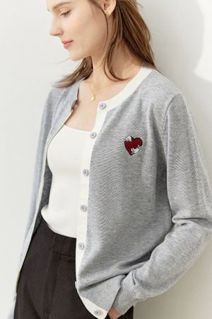 Cardigans Sweater For Women Winter Warm Elegant Em