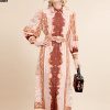 Designer Autumn Loose Vintage Dress Women's Turn-D