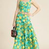 Designer Summer Cotton Vacation Skirts Suit Women