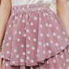 Elegant Polka Dot Print Women Mini Skirt Streetwea