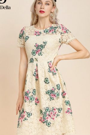 Fashion Runway Designer Summer Dress Women Short S