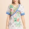 Fashion Runway Summer Mini Dress Women's Short Sle