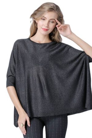 Fashion Women Knitted Sweaters Oversize Casual Sho