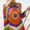 Handmade Knitted Beach Cover Up Tunics For Beach S