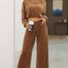 Knitted Pullover Casual Trousers Suit Attendance C