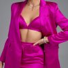 Long Sleeve Blazer And Short Suits Women 3 Piece S