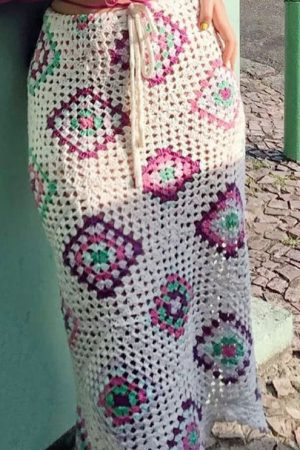 National Style Handmade Elasticity Slim Lattice Te