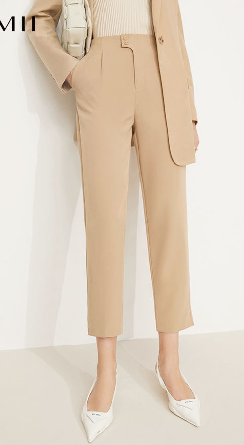 Pants For Women Autumn Fashion Elegant Solid Offic