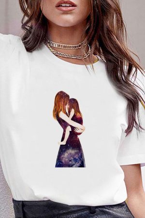 Pretty Design Women Family T-Shirts Trendy Clothin