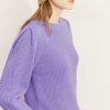 Pullover Sweater Autumn Women O-Neck Gigot Sleeve