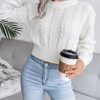 Short Women's Sweater Korean Style Thick Warm Turt