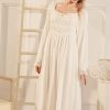 Sleepwear Solid Nightgowns Female Sweet Princess S