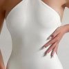 Sleeveless Elegant Bodycon Slim Women Halter Dress