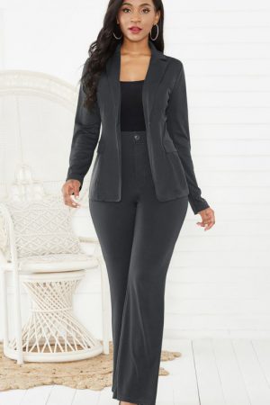 Solid Color Suit Professional Autumn And Winter Wo