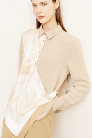 Spring Autumn Shirts For Women Office Lady Long Sl
