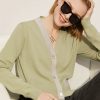 Spring Offical Lady Women's Sweater Tops Causal Vn