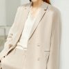 Spring Office Lady Blazer Women Lace V-Neck Tanks
