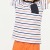 Stripe Male Child Knitted T-Shirt Tkdss22ts1025