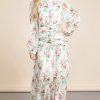Summer Dress Women's Lantern Sleeve Floral Print V