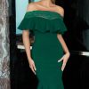 Summer Elegant Mermaid Green Lace Dress For Women