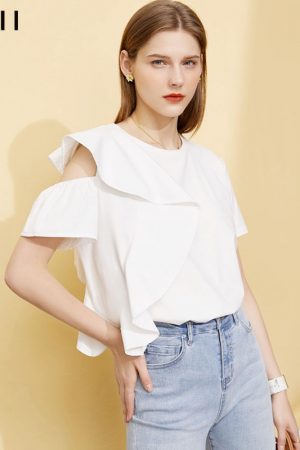 Summer Fashion Tshirt For Women Streetwear Solid O