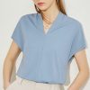 Summer Fashion Women's Blouse Offical Lady Short S