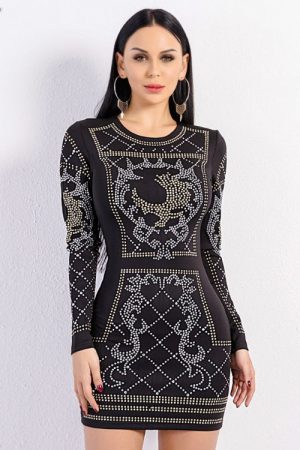 Summer Female Reflective Sequins O-Neck Pattern Lo