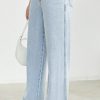 Summer Jeans For Women Solid Casual Woman Straight