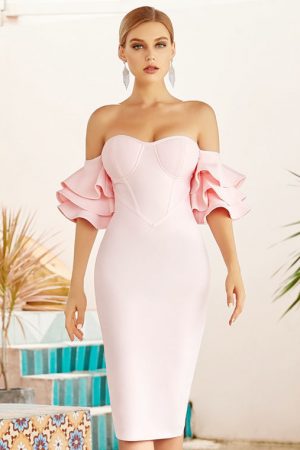 Summer Women Off Shoulder Bodycon Butterfly Short