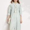 Summer Women's Shirt Dress Fashion Solid Lapel Ali