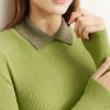 Sweater For Women Winter Silm Fashion Patch Work P