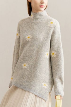 Sweater Women Autumn Winter Elegant Temperament Fr