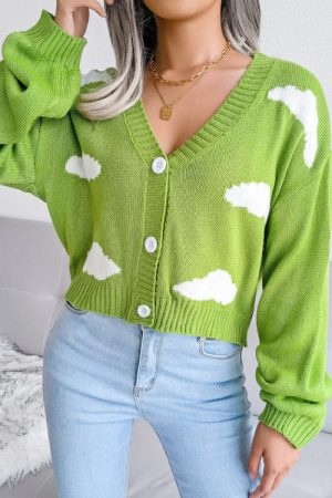 Sweater Women Knitted Cardigans Harajuku Lazy Styl