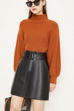 Sweaters Women Autumn Fashion Solid Casual Mock Ne